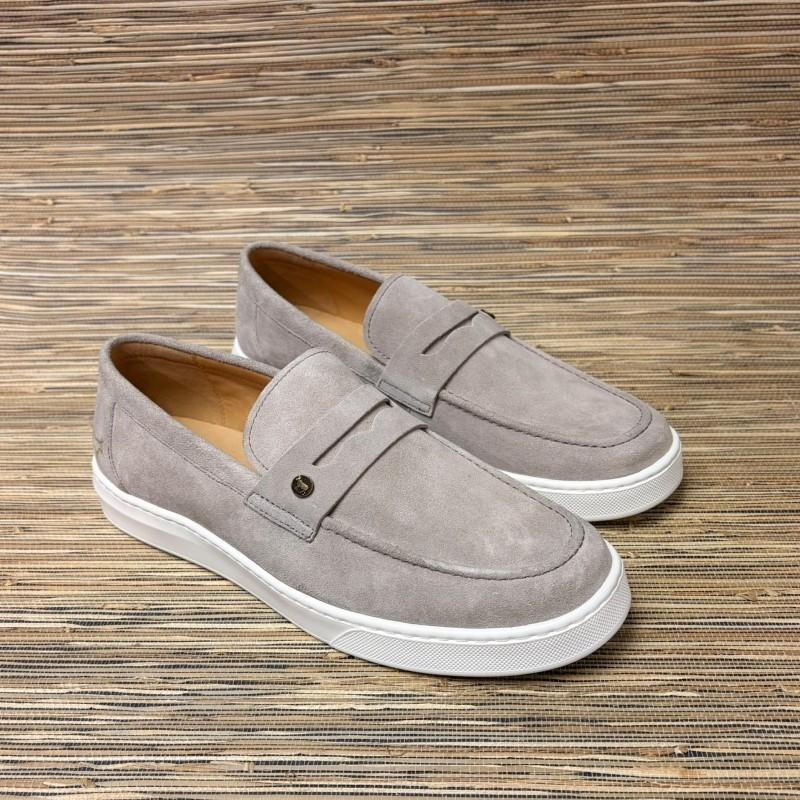 Slip-On Metal Trim Sneaker - Sand
