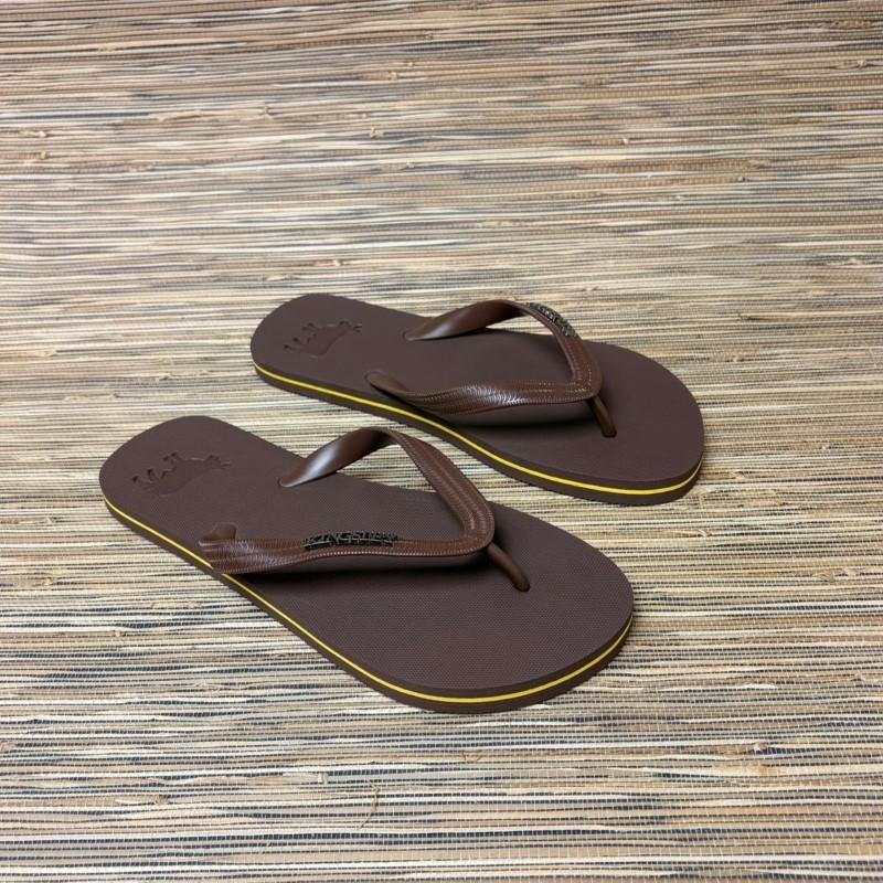 KH Tonal Nguni Flip Flop - Choc