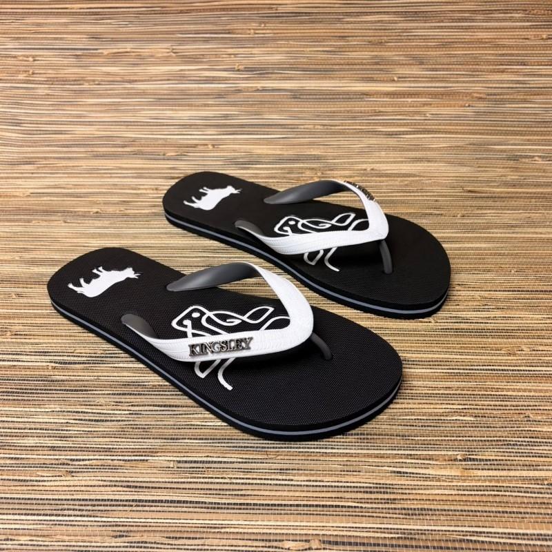 KH Skull Nguni Flip Flop - Pelican