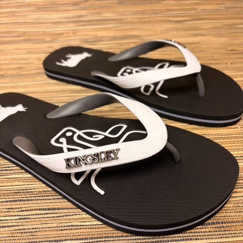 KH Skull Nguni Flip Flop - Pelican