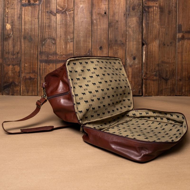 Kingsley Heath Compartment Weekender - Tan