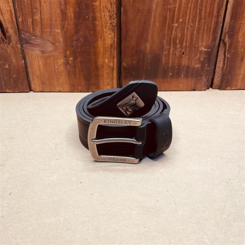 Kingsley Heath Outline Nguni Metal Logo Belt - Mamba