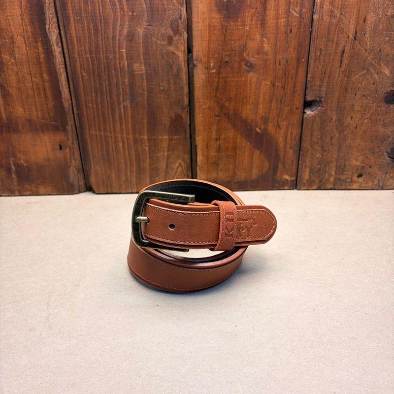 Kingsley Layered Leather Belt - Tan