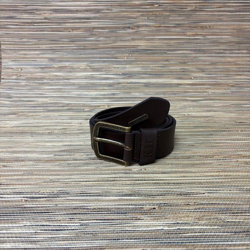 Metal Word Loop Belt - Buffalo