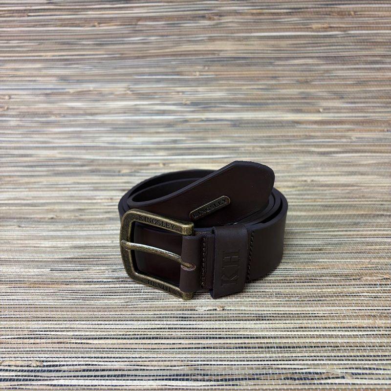 Metal Word Loop Belt - Buffalo