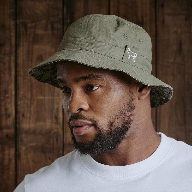 Kingsley Heath Dotted Nguni Bucket Hat - Fatigue