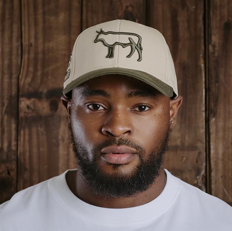 Kingsley Heath Colourblock Patch Nguni - Stone