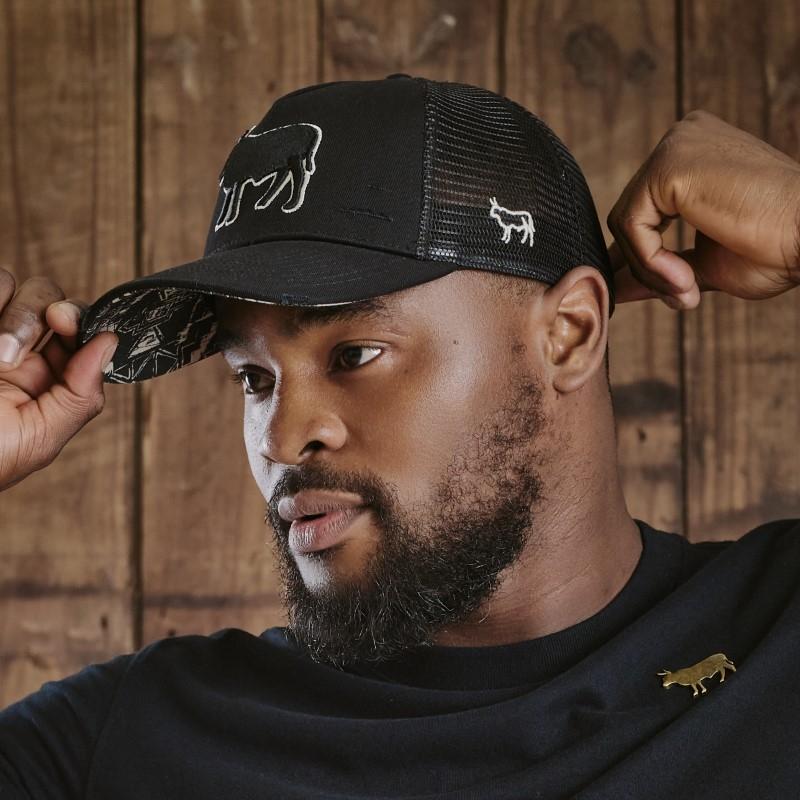 Kingsley Solid Nguni Distressed Trucker - Mamba