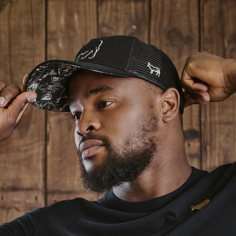 Kingsley Solid Nguni Distressed Trucker - Mamba