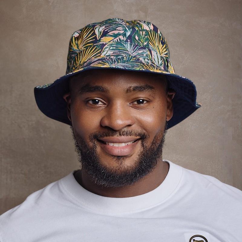 Kingsley Tropical Reversible Bucket - Midnight