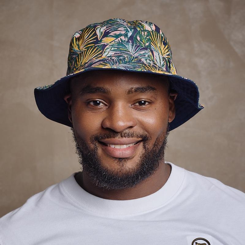 Kingsley Tropical Reversible Bucket - Midnight