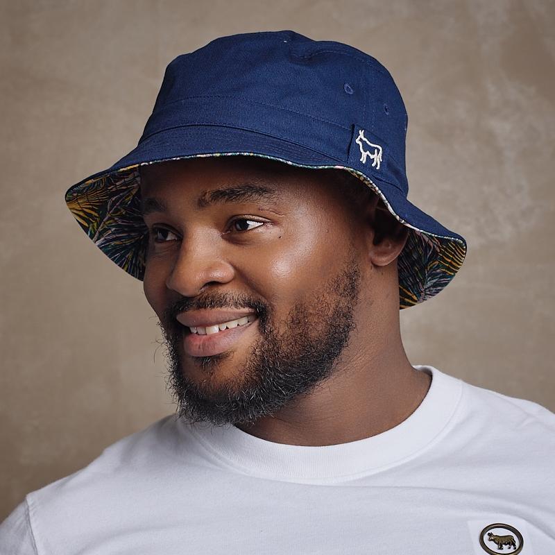 Kingsley Tropical Reversible Bucket - Midnight