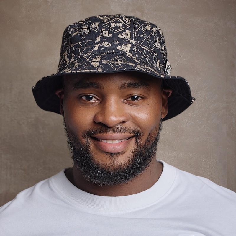 Kingsley Ndebele Reversible Bucket - Mamba
