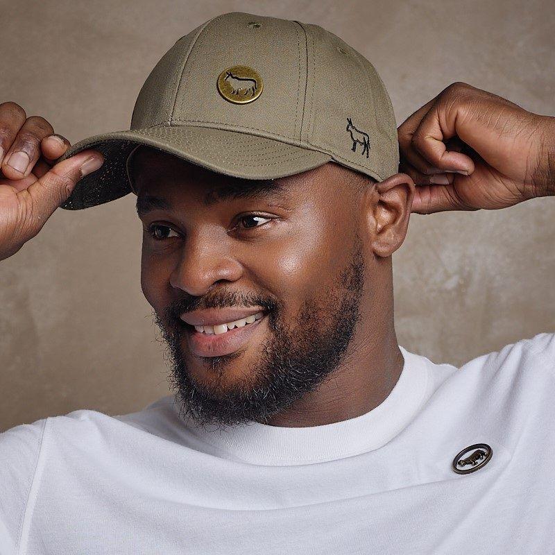 Metal Trim Nguni Logo Cap - Fatigue