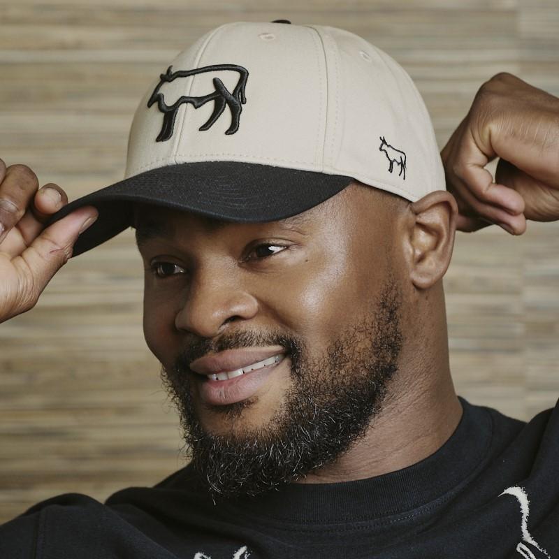 Contrast Visor Cap - Stone
