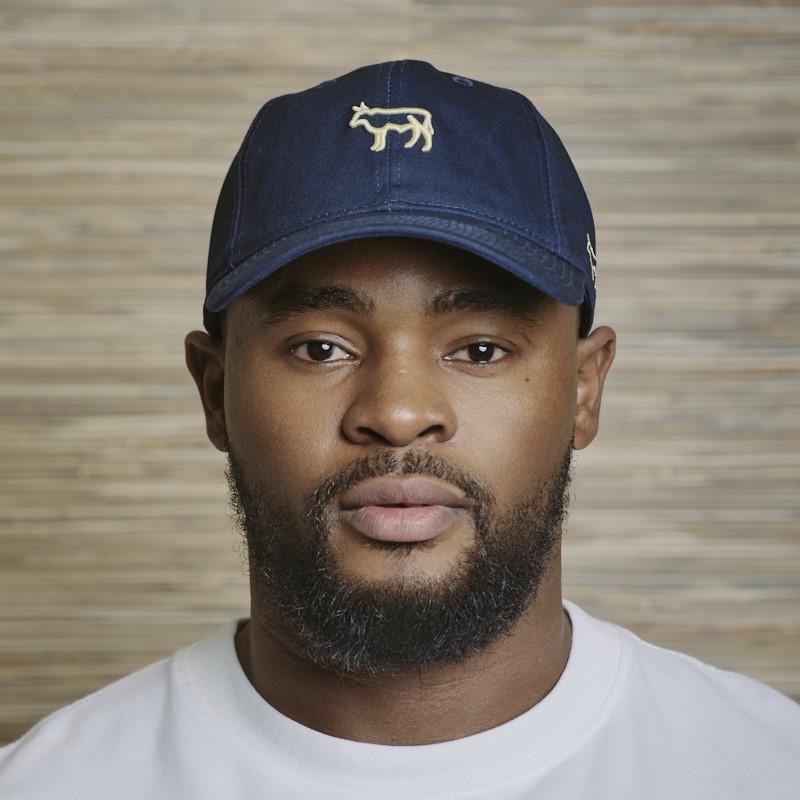 Mini Nguni Outline Cap - Midnight