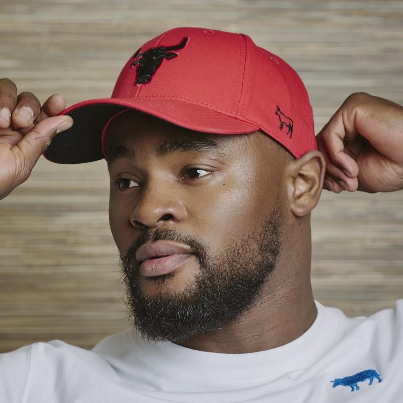 Tonal Skull Patch Cap - Scarlet