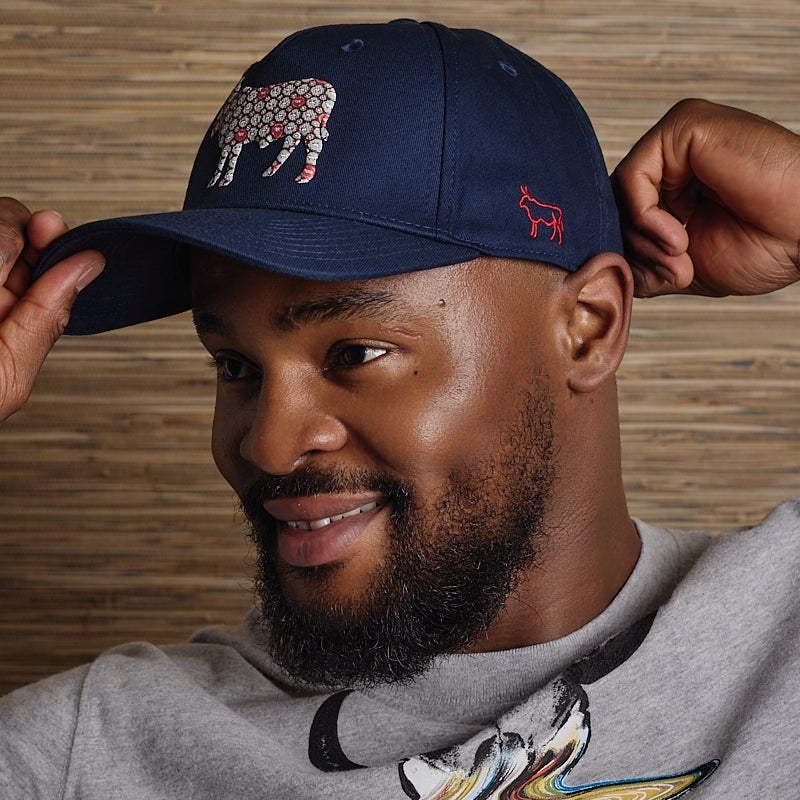 Solid Shwe Shwe Nguni Cap - Midnight