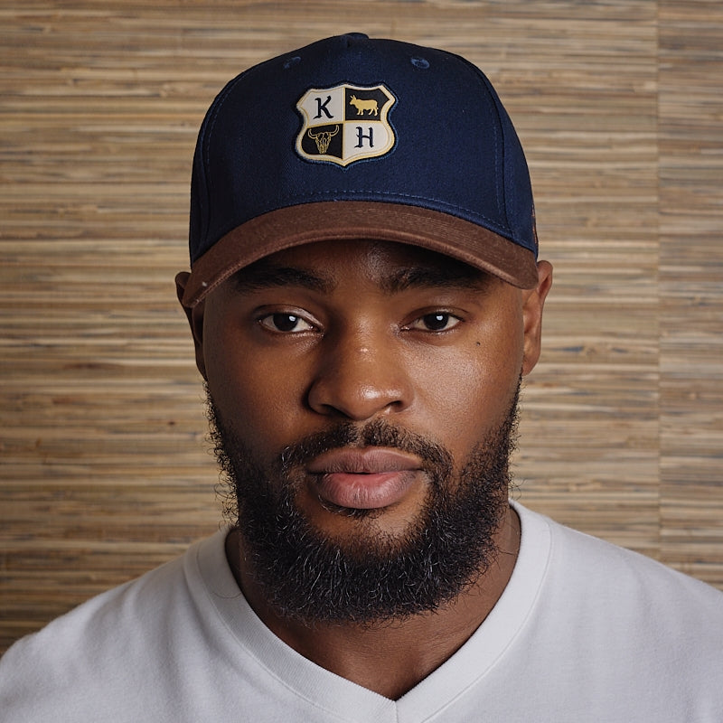 Heraldic Woven Badge Cap - Midnight