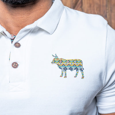 Ndebele Nguni Regular Fit PK Polo Pelican