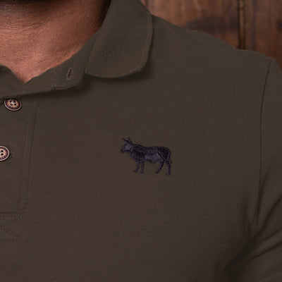 Classic Nguni Regular Fit SJ Polo Fatigue