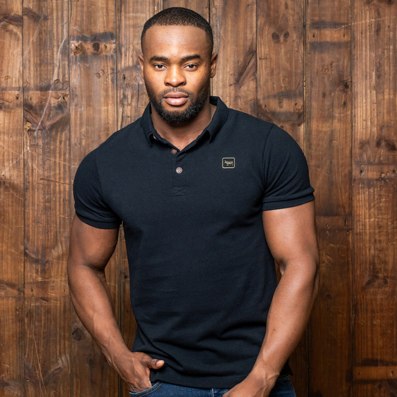 Luxe Cut-Out Nguni PK Polo Mamba