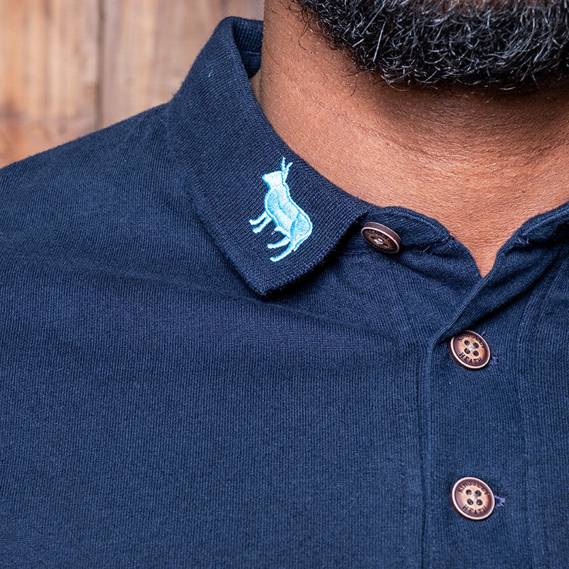 Nguni Collar Regular Fit SJ Polo Midnight