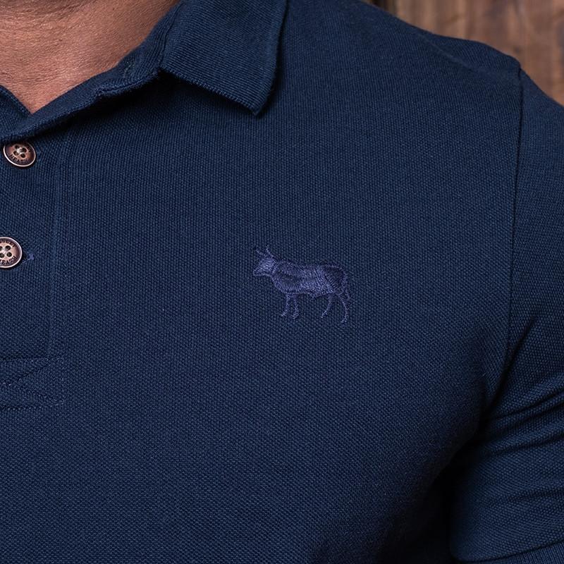 Kingsley Heath Nguni Pop Regular Fit PK Polo - Midnight