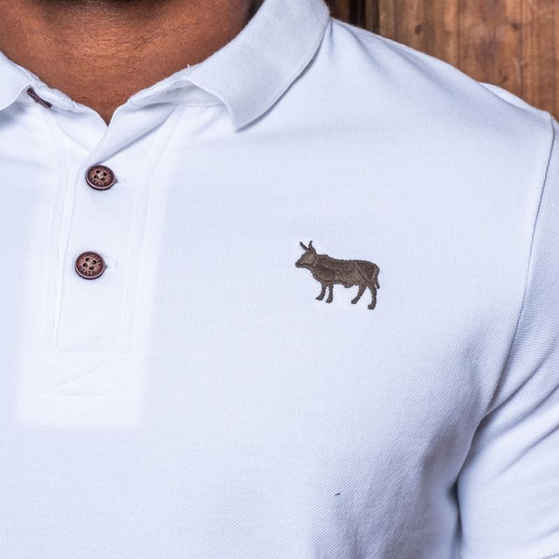 Kingsley Heath Nguni Pop Regular Fit PK Polo - Pelican
