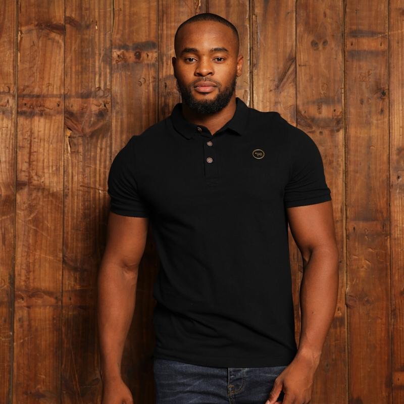 Kingsley Circle Cut-Out Nguni Regular Fit SJ Polo - Mamba