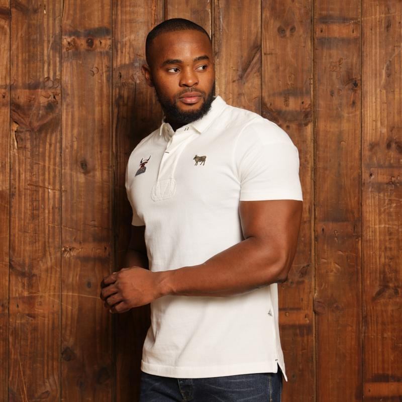 Kingsley Heath Beast Rugby Regular Fit PK Polo - Pelican