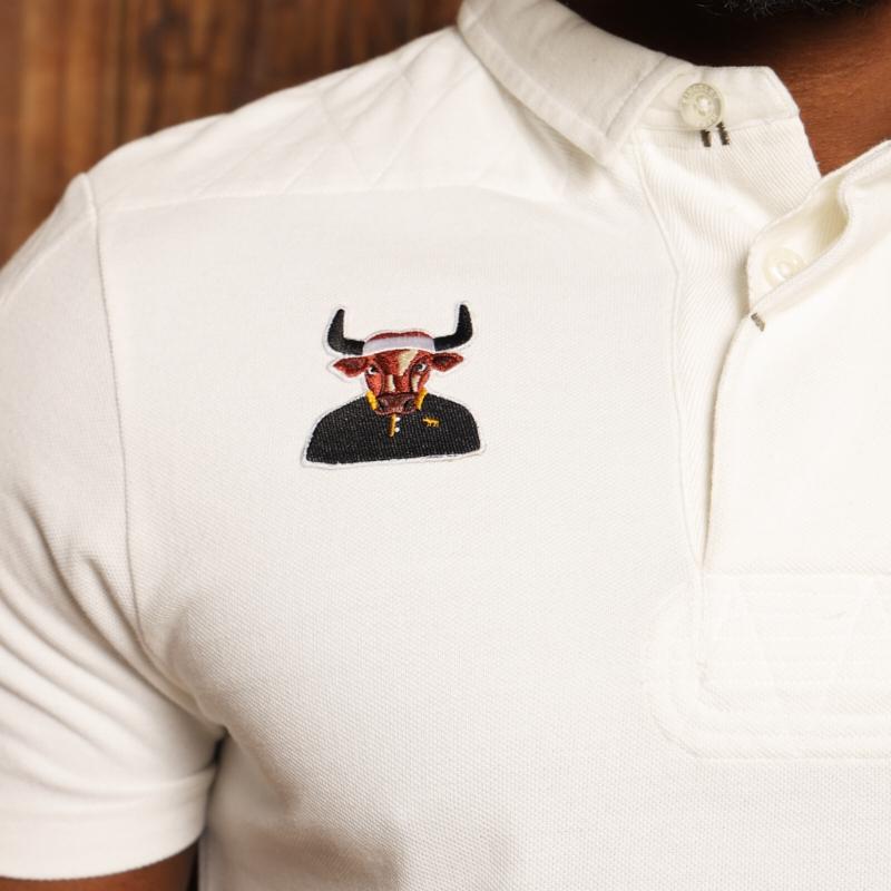 Kingsley Heath Beast Rugby Regular Fit PK Polo - Pelican