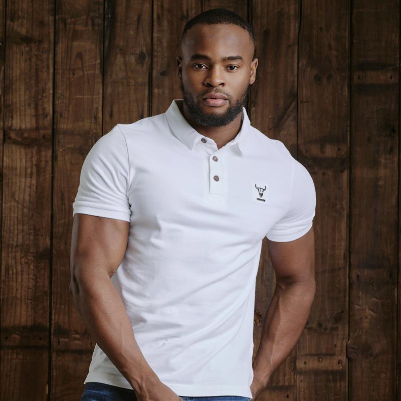 Skull Rivet Cut Out Rsjpn  Polo  - Pelican