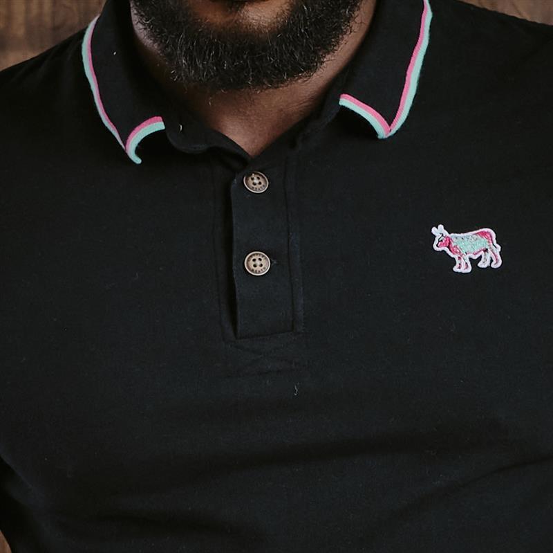 Kingsley Zuka Tipping Regular Polo - Mamba