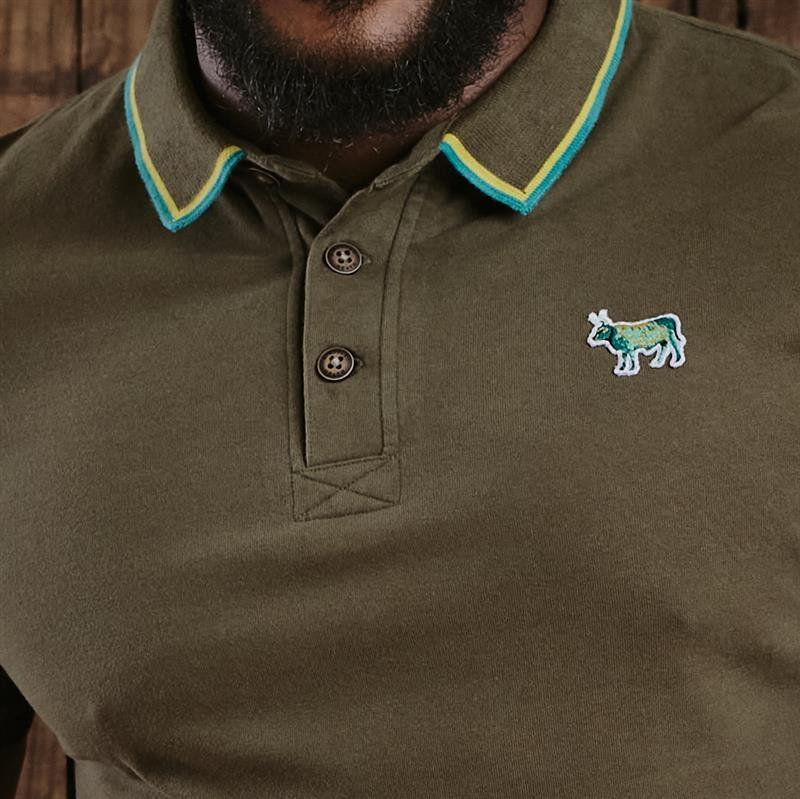 Kingsley Zuka Tipping Regular Polo - Fatigue