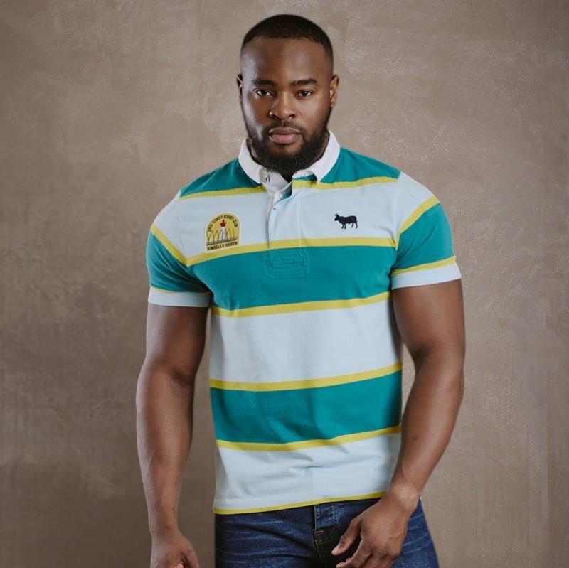 Kingsley East Coast Regular Rugby Polo - Teal