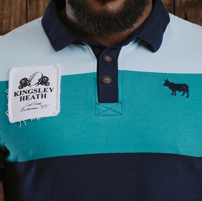 Kingsley Rugby Ec Barbarians Regular Rugby Polo - Midnight