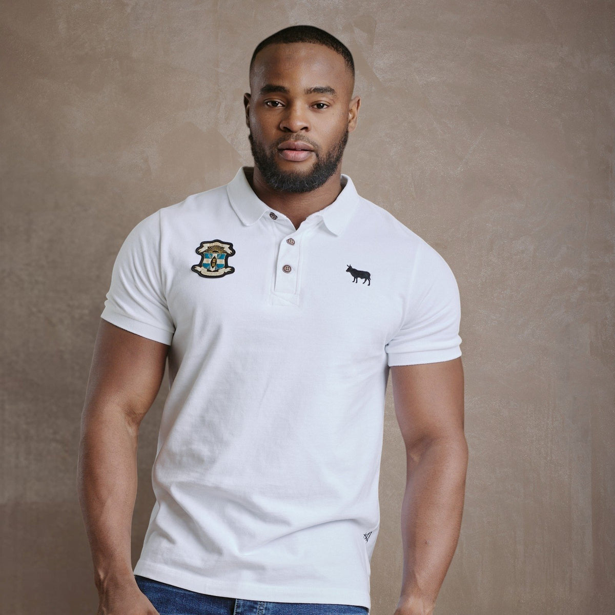 Kingsley Vintage Crest Polo - Pelican