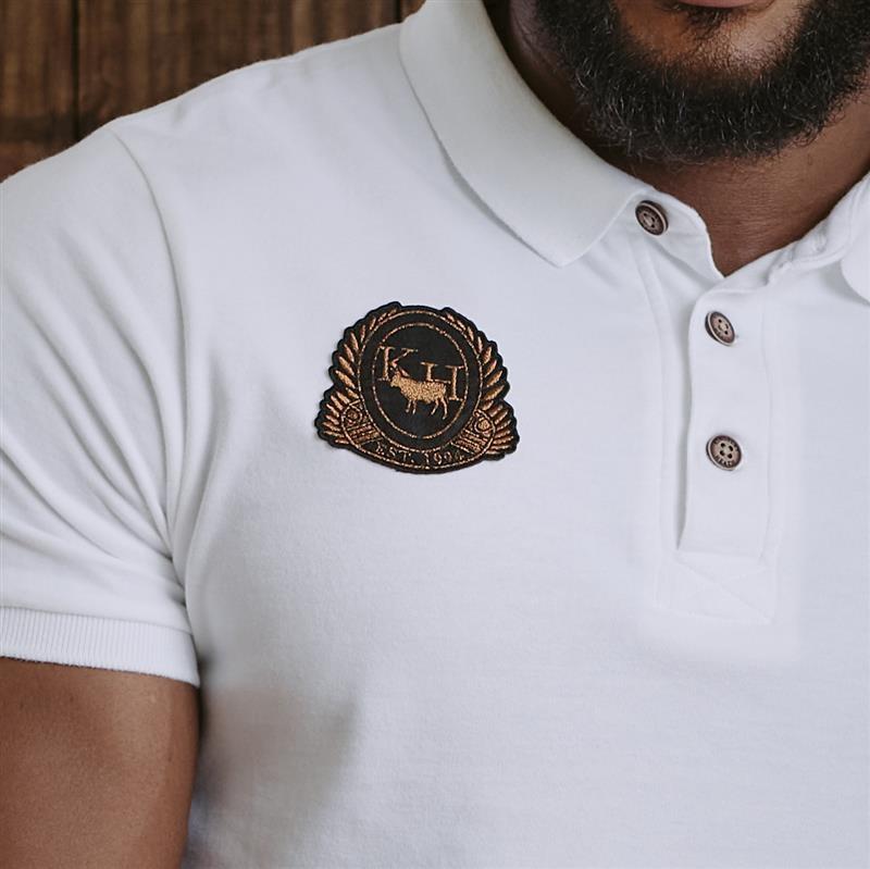 Kingsley Vintage Shield Polo - Pelican