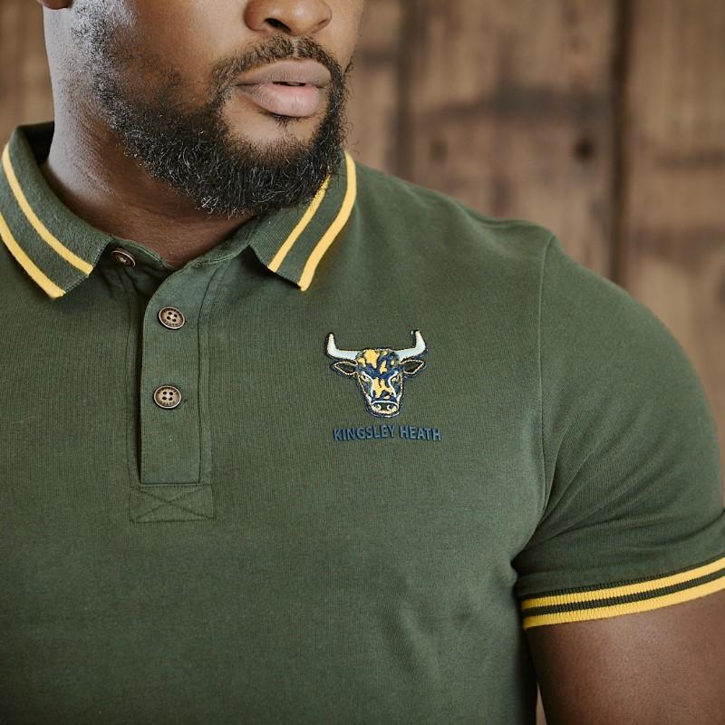Kingsley Classic Three Tip Polo - Fatigue
