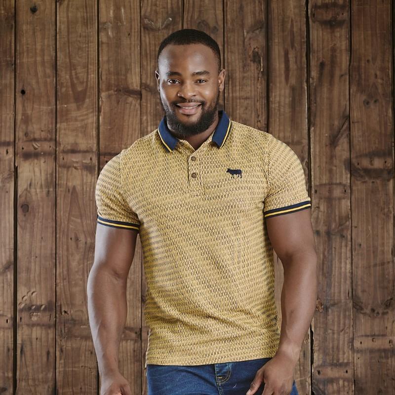 Midlands Modern Jacquard Regular Polo - Trout