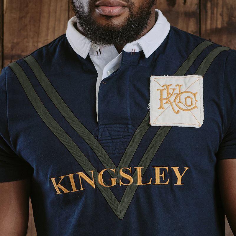 Kingsley Heritage Rugby Polo - Midnight