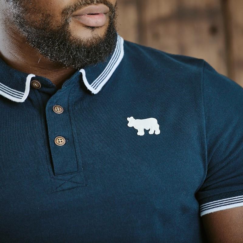 Nguni Silicone Tipped Regular Polo - Midnight