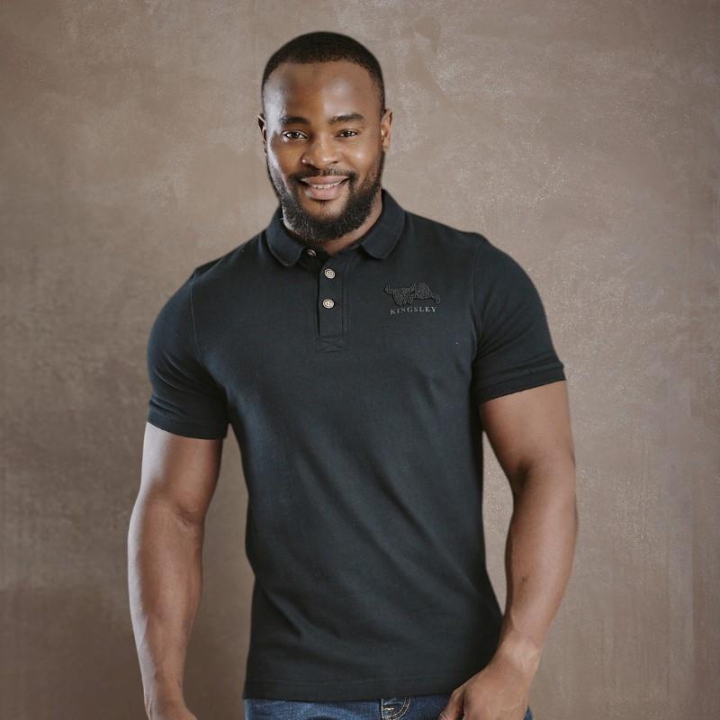 Beaded Two Skull Regular Polo - Mamba