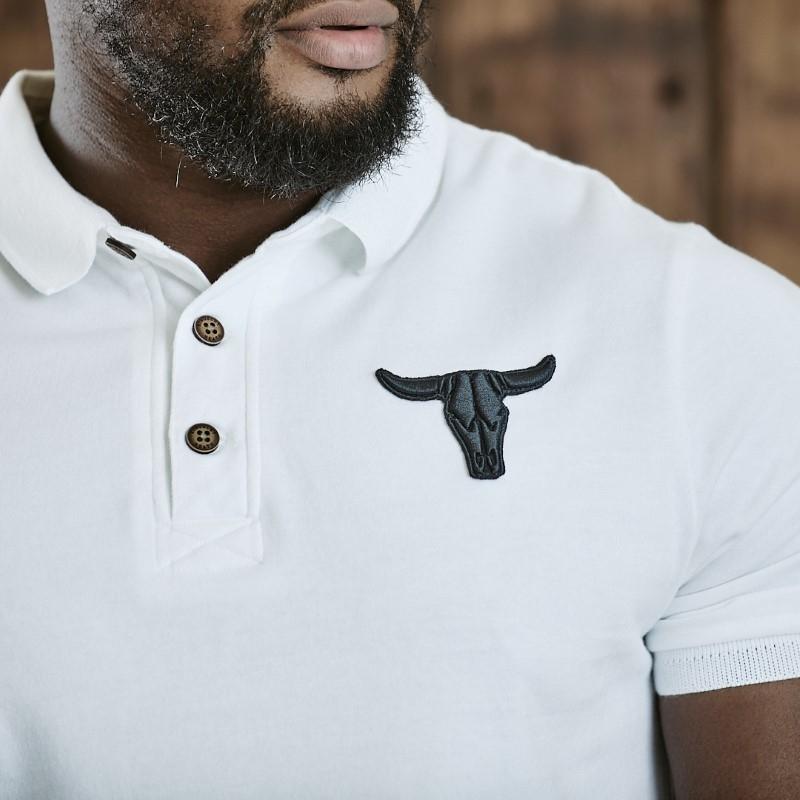 Skull Luxe II Regular Polo - Pelican