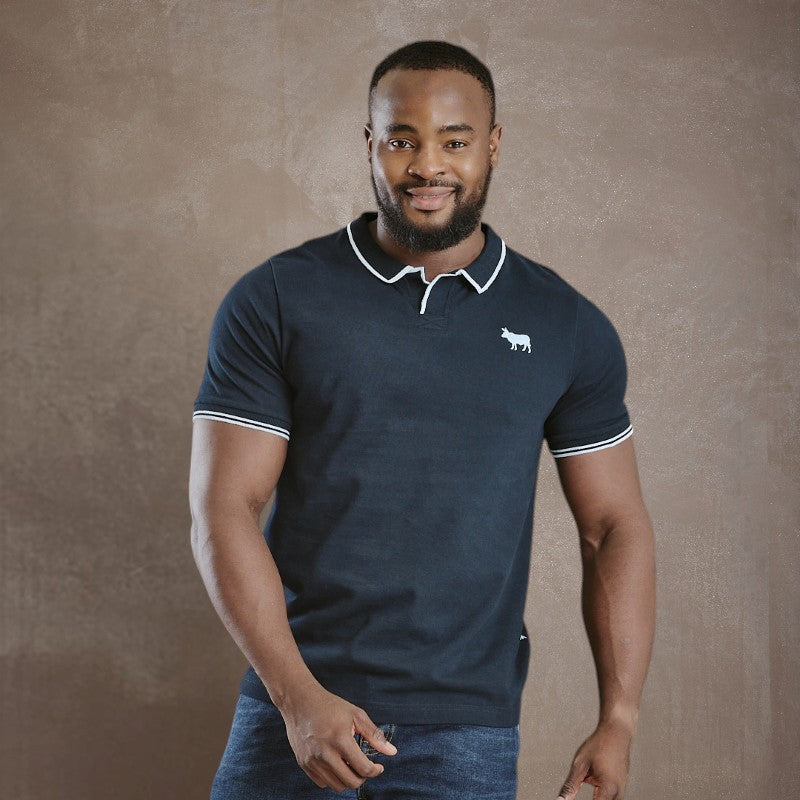 Classic Flat Vee Regular Polo - Midnight