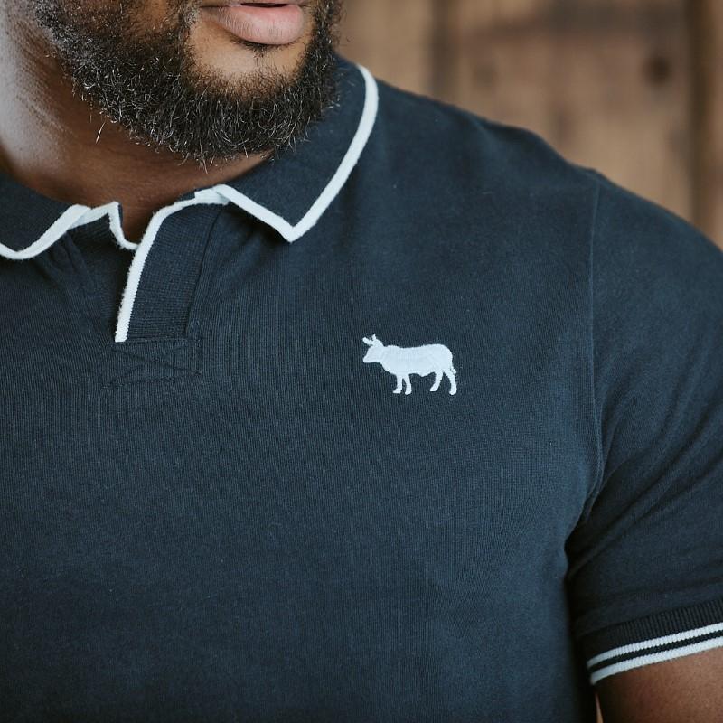 Classic Flat Vee Regular Polo - Midnight