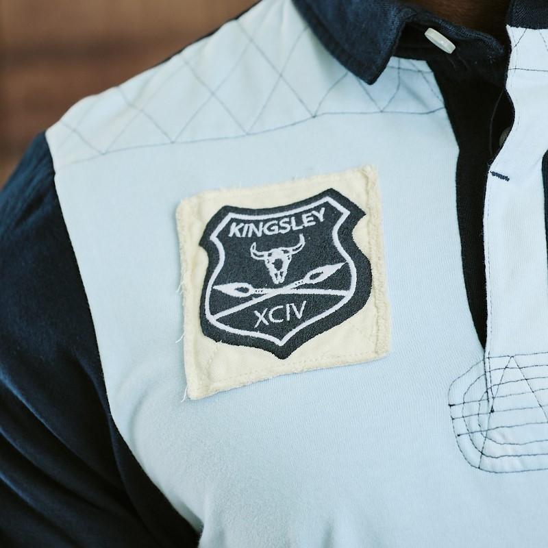 Cape Quarter Rugby Club Long Sleeve Polo - Midnight