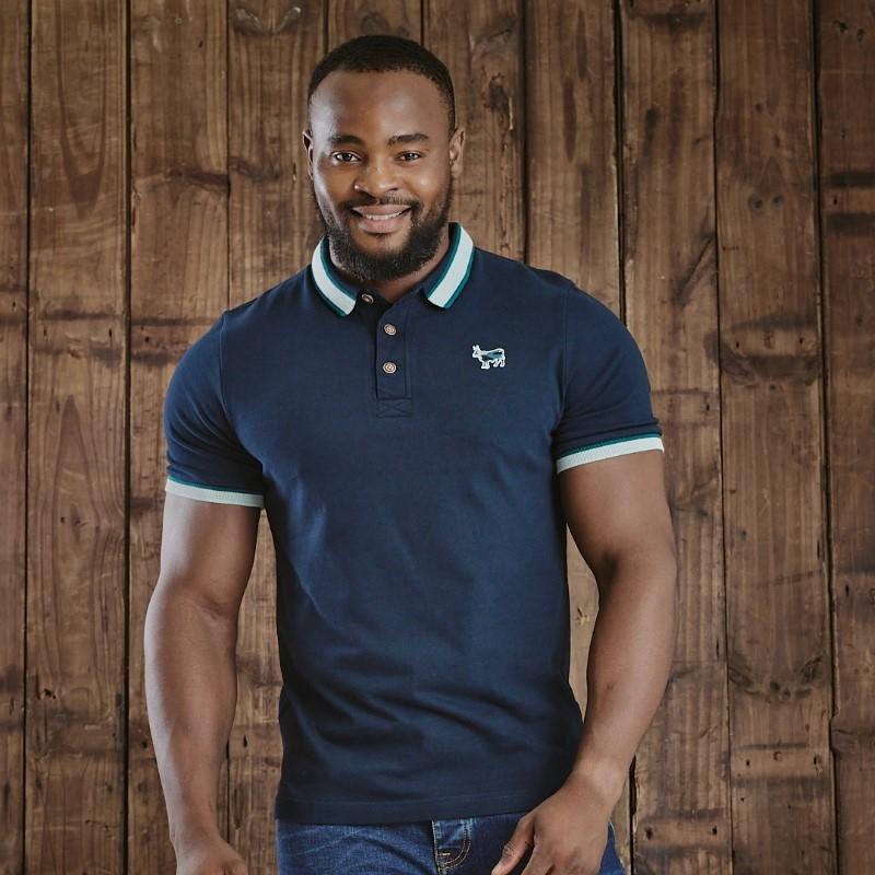 Luxe Embordered Badge Regular Polo - Midnight