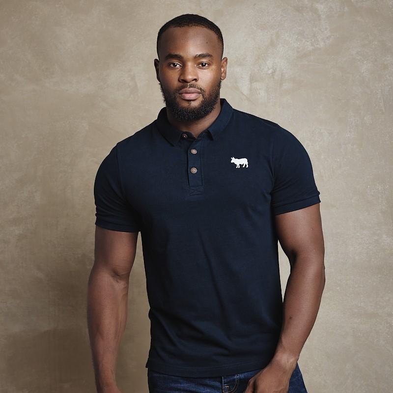 Timeless Nguni Pop Polo - Midnight